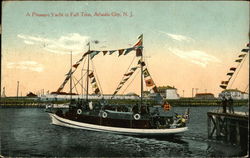 A Pleasure Yacht in Full Trim Postcard