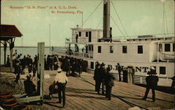 Steamer "HB Plant" at ACL Dock St. Petersburg, FL Postcard Postcard Postcard