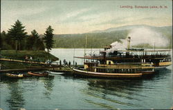 Landing Sunapee Lake, NH Postcard Postcard Postcard