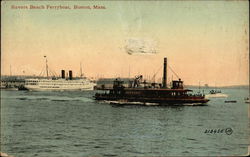 Revere Beach Ferryboat Boston, MA Postcard Postcard Postcard