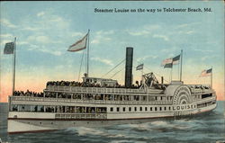 Steamer Louise on the Water Tolchester Beach, MD Postcard Postcard Postcard