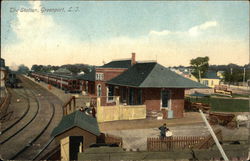 The Station Greenport, NY Postcard Postcard Postcard
