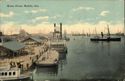 Water Front Harbor View Mobile, AL Postcard Postcard Postcard