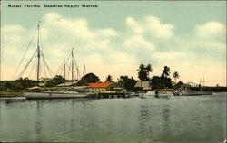 Gasoline Supply Station Postcard