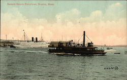 Revere Beach Ferryboat Postcard