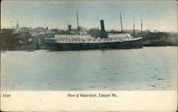 View of Waterfront Postcard