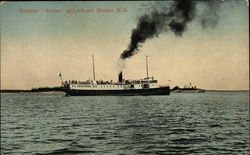 Steamer "Seulac" on the Water Lockport Harbor, NS Canada Nova Scotia Postcard Postcard 