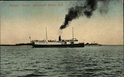 Steamer "Seulac" on the Water Lockport Harbor, NS Canada Nova Scotia Postcard Postcard Postcard