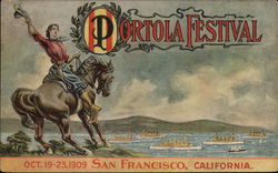 Portola Festival, Oct. 19-23, 1909 San Francisco, CA Exposition Postcard Postcard Postcard