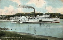 Steamer Penobscot on the Water Postcard