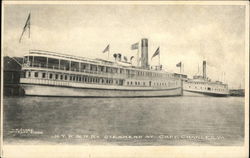 NYP & NRY Steamers Postcard