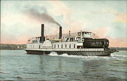 Steamer "Hercules" on the Water Steamer "Hercules" on the Water