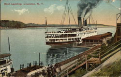 Boat Landing Lewiston, NY Postcard Postcard Postcard