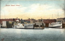 Water View of Rowe's Wharf Postcard