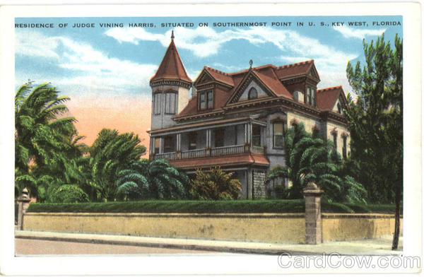Residence Of Judge Vining Harris Key West Florida