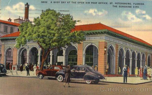 A Busy Day At The Open Air Post Office St. Petersburg Florida