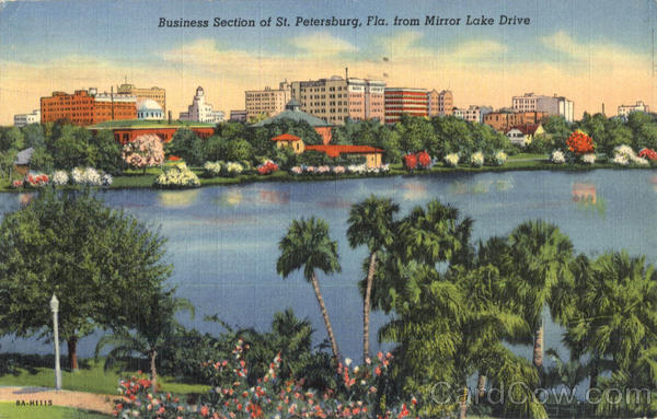 Business Section Of St. Petersburg Florida