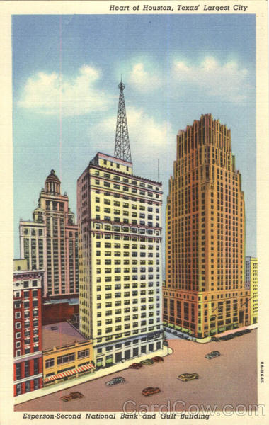 Esperson Second National Bank And Gulf Building Houston Texas