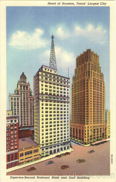 Esperson Second National Bank And Gulf Building Houston Texas