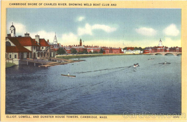 Cambridge Shore Of Charles River Massachusetts