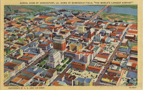 Aerial View Of Shreveport Louisiana