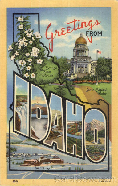 Greetings From Idaho