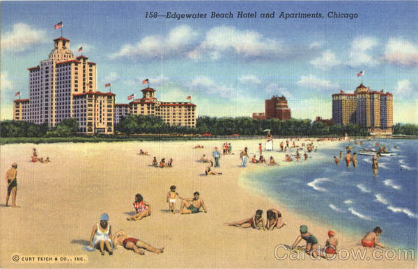 Edgewater Beach Hotel And Apartments Chicago Illinois Edgewater Beach Hotel And Apartments Chicago Illinois