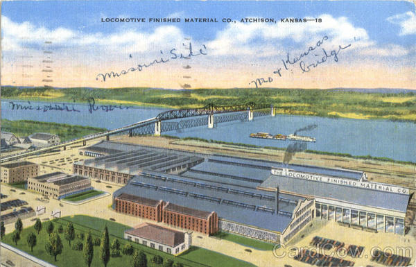 Locomotive Finished Material Co. Atchison Kansas