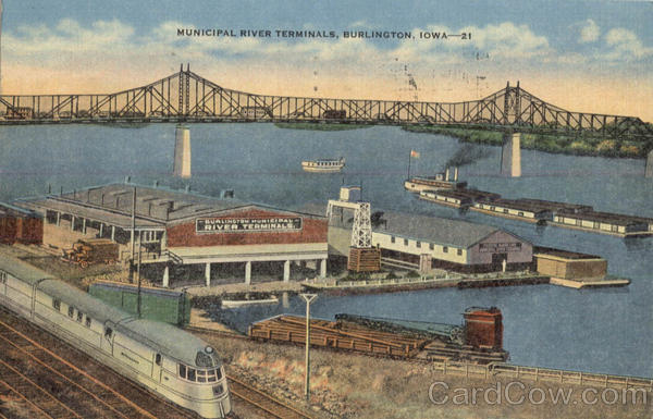 Municipal River Terminals Burlington Iowa