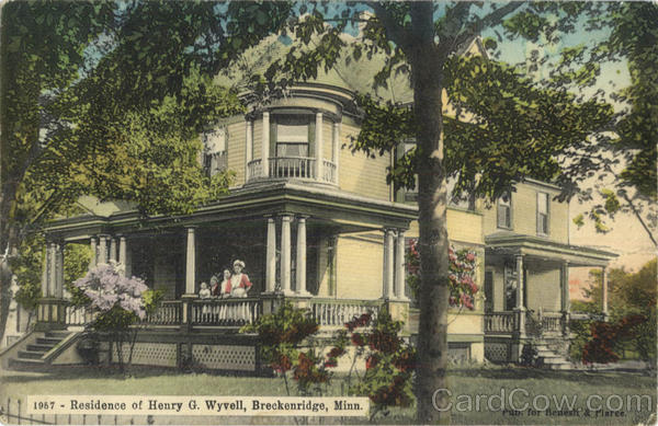 Residence Of Henry G. Wyvell Breckenridge Minnesota
