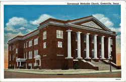 Kavanaugh Methodist Church Greenville, TX Postcard Postcard