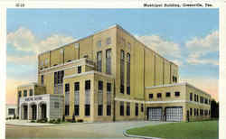 Municipal Building Greenville, TX Postcard Postcard