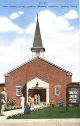 Post Chapel Temple, TX Postcard Postcard