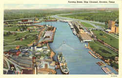Turning Basin, Ship Channel Postcard
