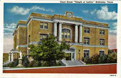 Court House Temple Of Justice Postcard