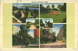 Parks In Memphis Tennessee Postcard Postcard