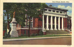 Court House Corinth, MS Postcard Postcard