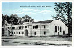 National Guard Armory Poplar Bluff, MO Postcard Postcard