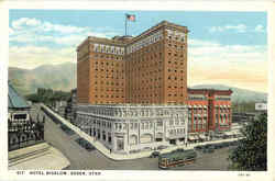 Hotel Bigelow Ogden, UT Postcard Postcard