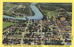 Aerial View Of Brownsville Postcard