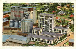 International Mill And Elevator Greenville, TX Postcard Postcard