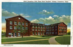 Girls Dormitory, East Texas State Teachers College Postcard