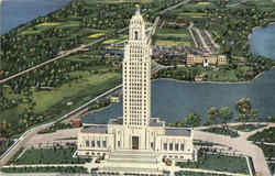 Louisiana State Capitol Baton Rouge, LA Postcard 