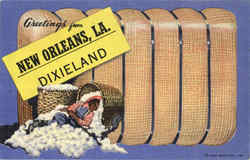 Greetings From New Orleans Postcard