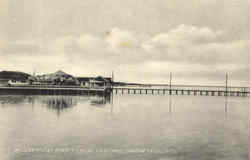 Amusement Pier Public Landing Snow Hill, MD Postcard Postcard