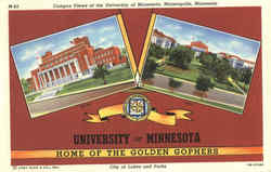 University Of Minnesota Postcard