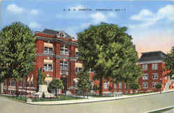 A. S. O. Hospital Kirksville, MO Postcard Postcard