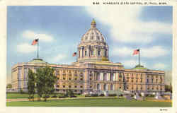 Minnesota State Capitol St. Paul, MN Postcard Postcard