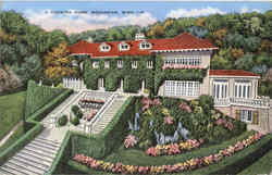 A Country Home Postcard