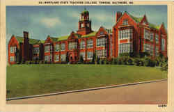 Maryland State Teachers College, Towson Postcard